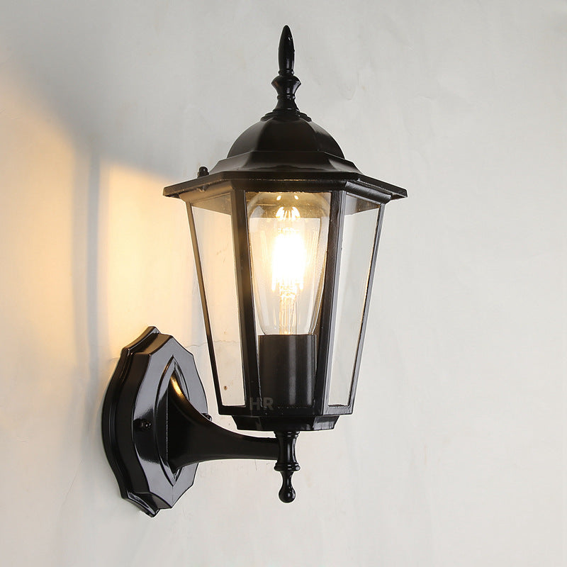 Ellerby Frosted Glass Wall Lantern