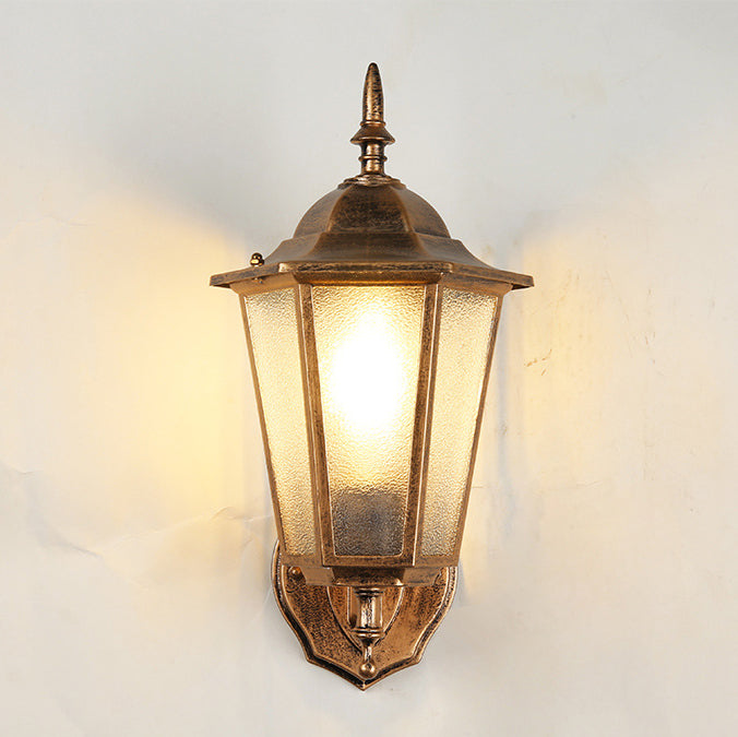 Ellerby Frosted Glass Wall Lantern