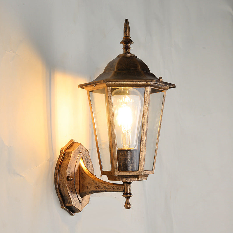 Ellerby Frosted Glass Wall Lantern