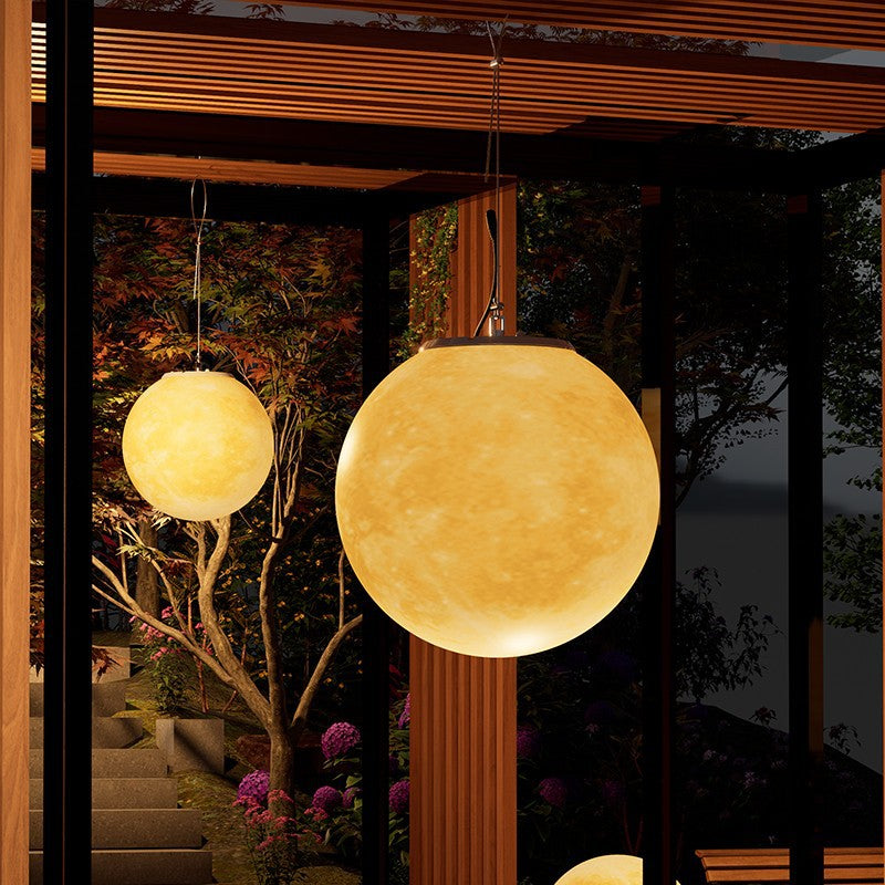 Vale Moon Solar Garden Pendant