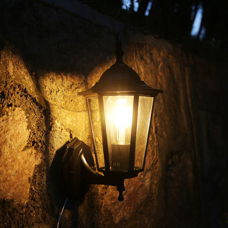 Ellerby Frosted Glass Wall Lantern