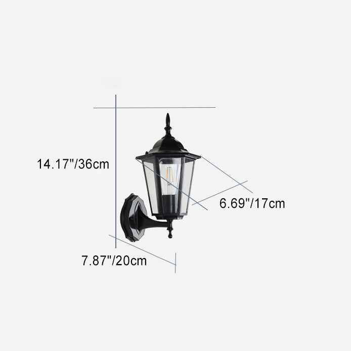 Ellerby Frosted Glass Wall Lantern