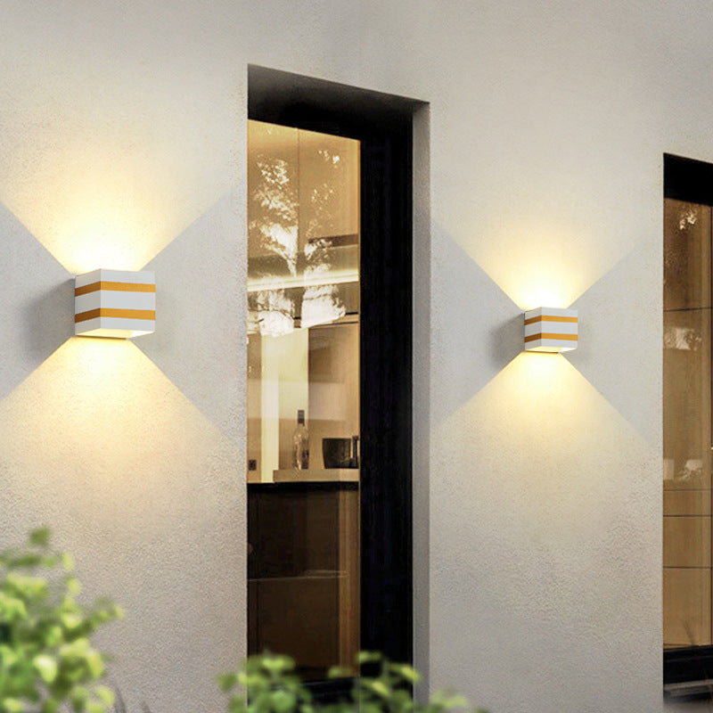 Dalton Cube Up-Down Sconce