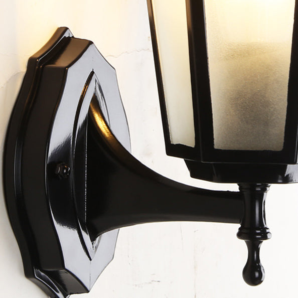 Ellerby Frosted Glass Wall Lantern
