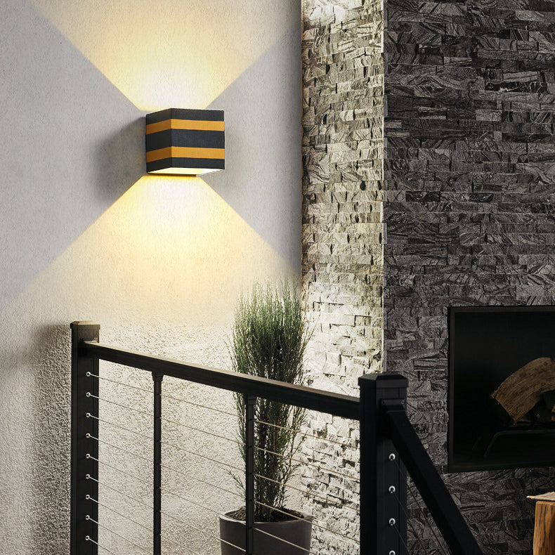 Dalton Cube Up-Down Sconce
