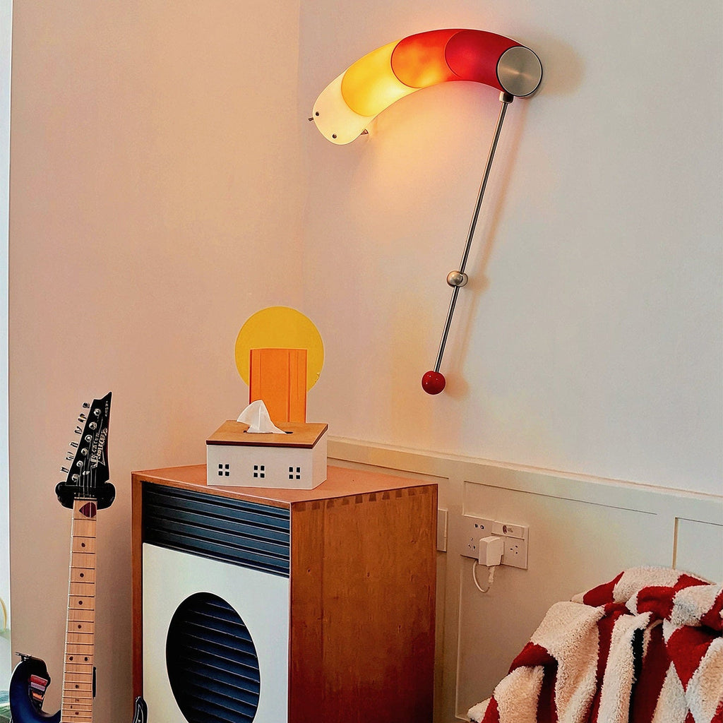 Aurora Gradient Arc Sconce
