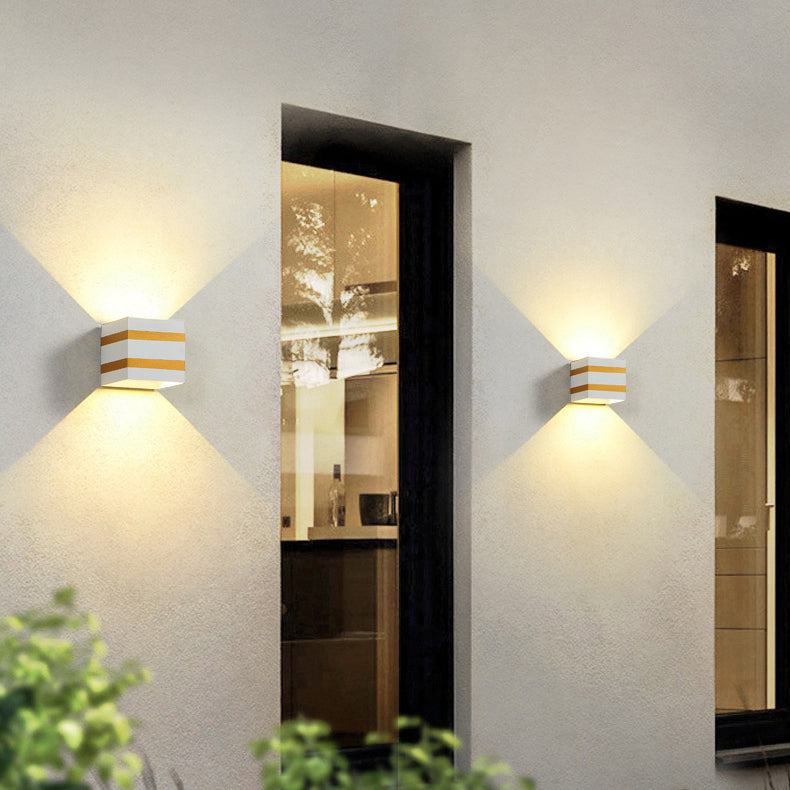 Dalton Cube Up-Down Sconce