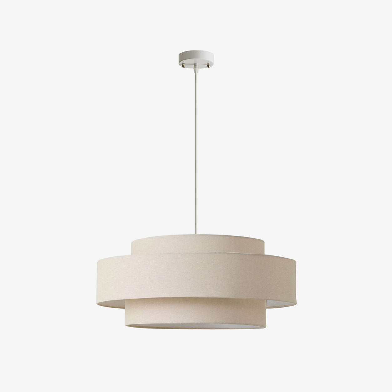 Mesa Tiered Linen Pendant Lamp