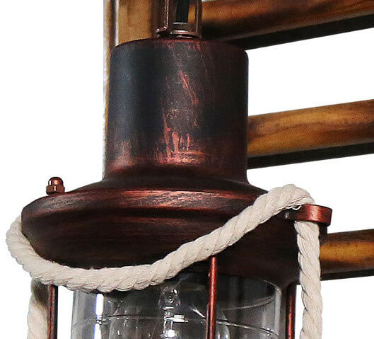 Corran Bamboo Kerosene Style Lantern