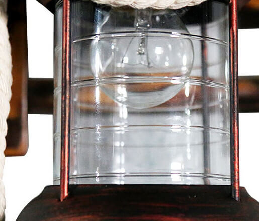 Corran Bamboo Kerosene Style Lantern