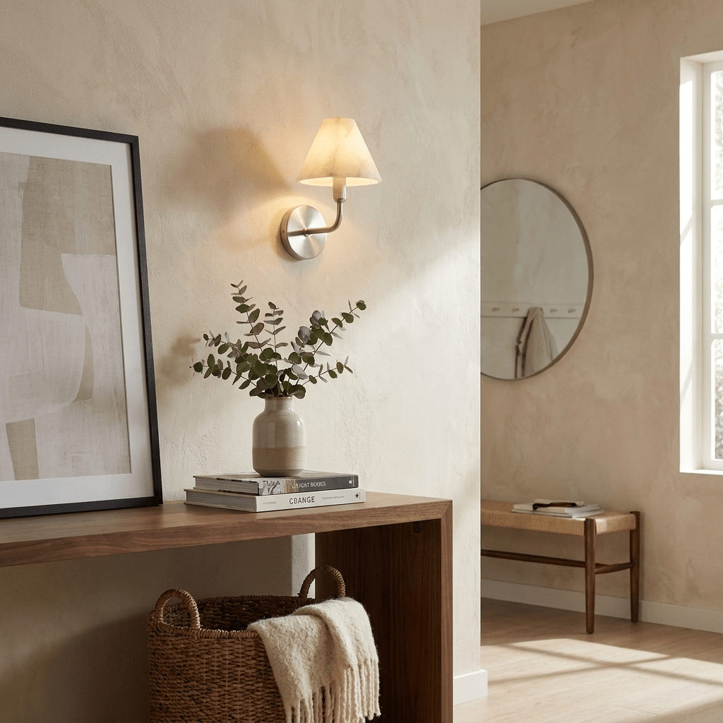 Aveline Alabaster Wall Sconce
