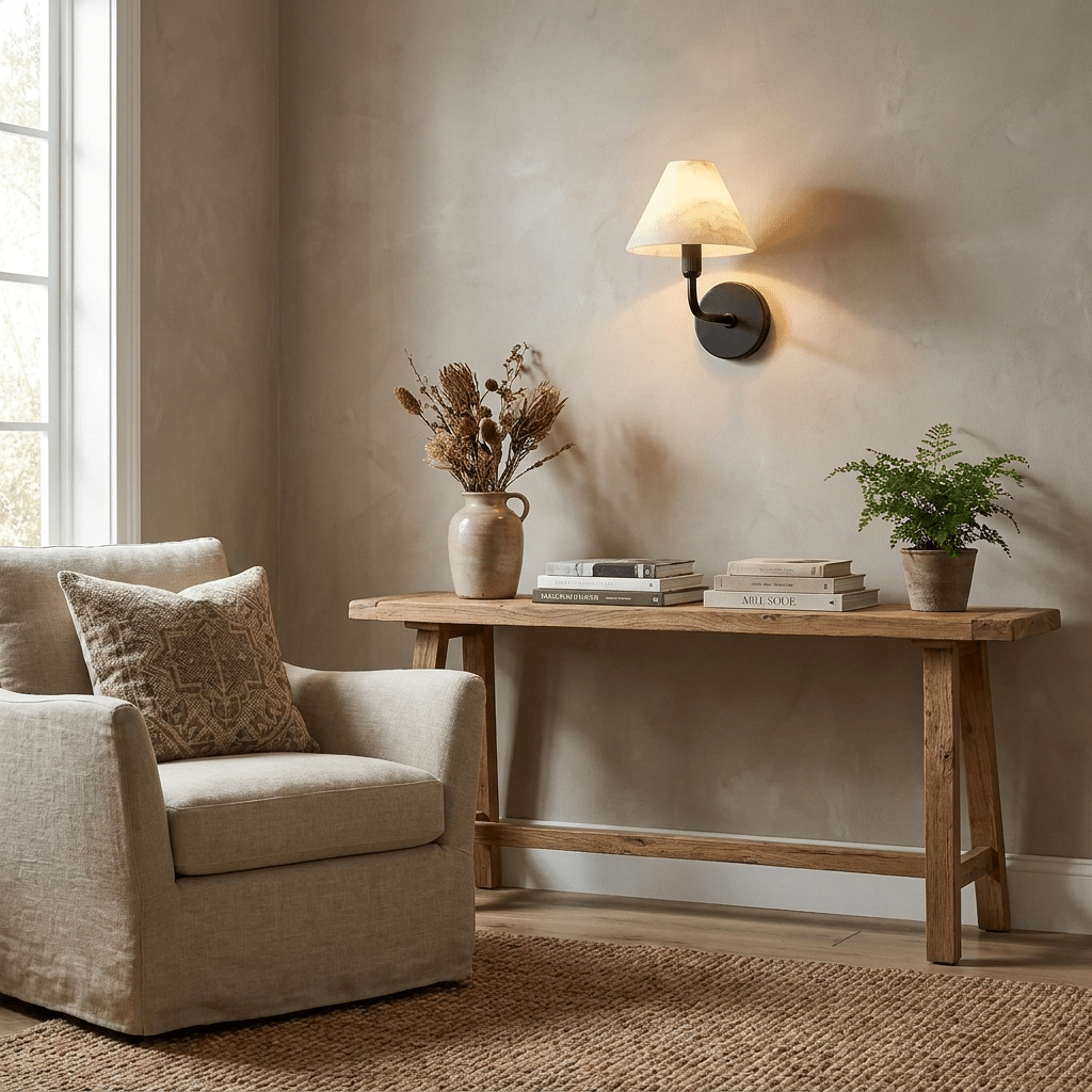 Aveline Alabaster Wall Sconce
