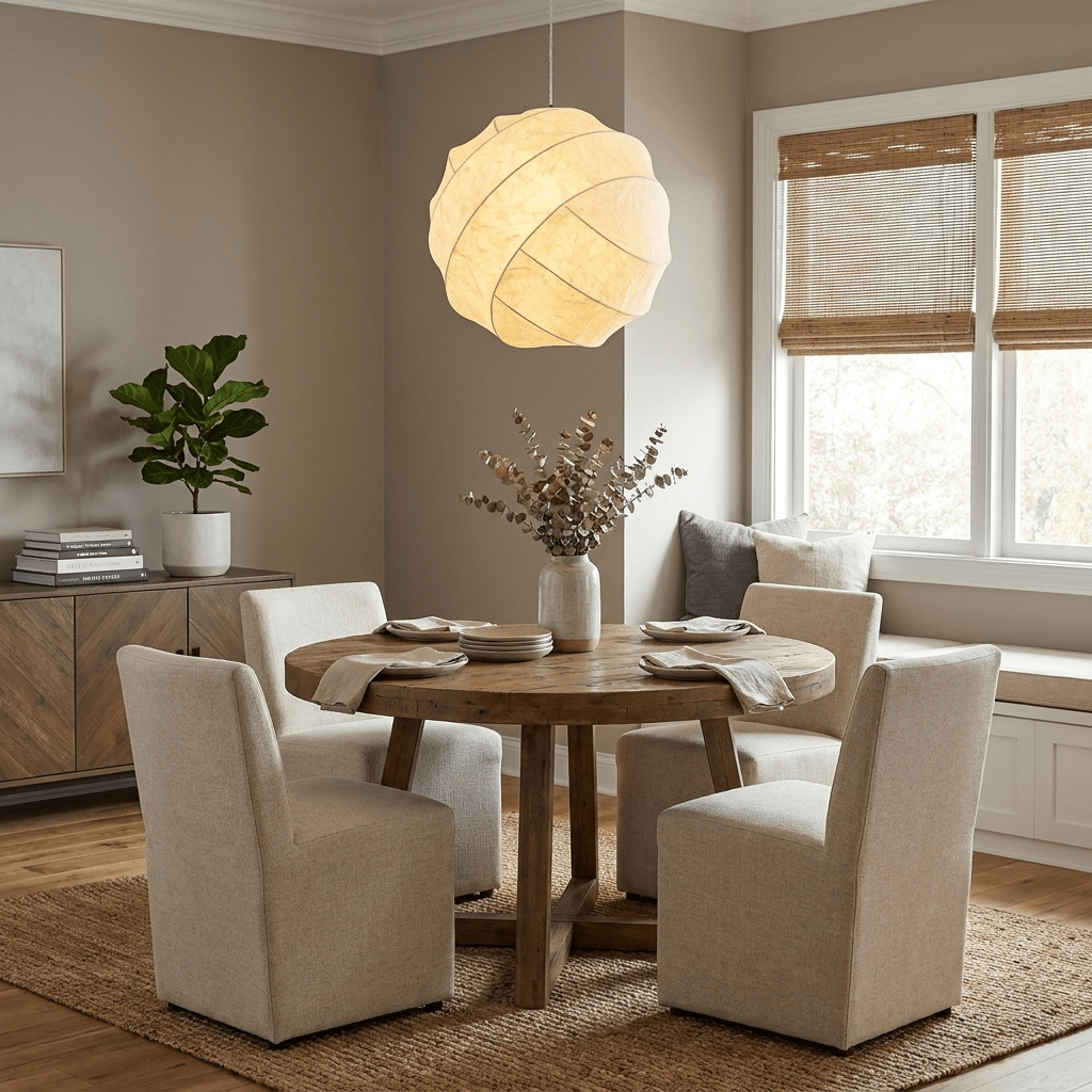 Solenne Silk Cocoon Pendant Light