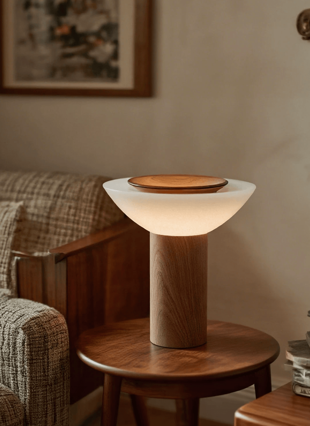 Solace Wood Table Lamp