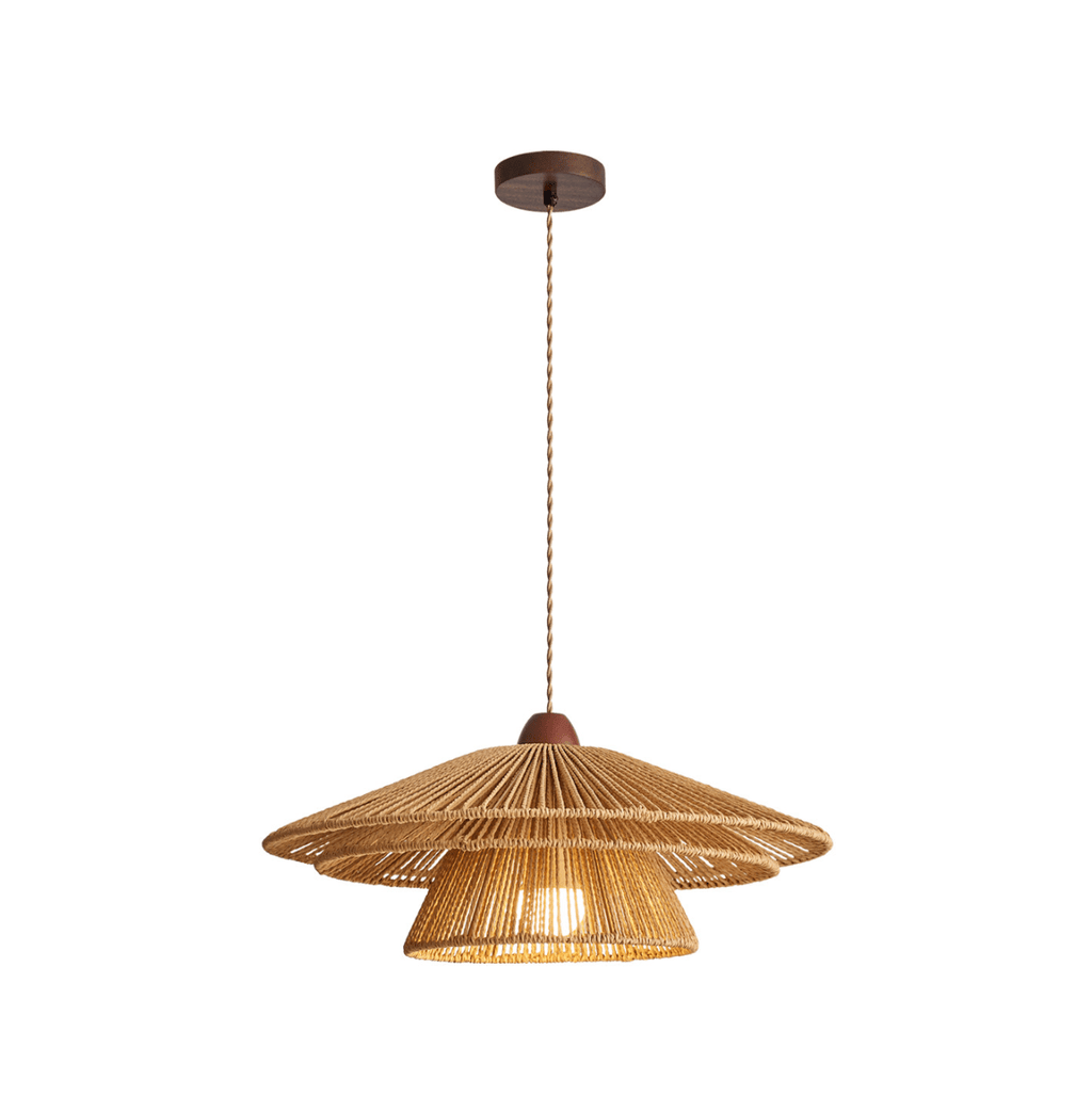 Avelora Paper Rattan Pendant Light