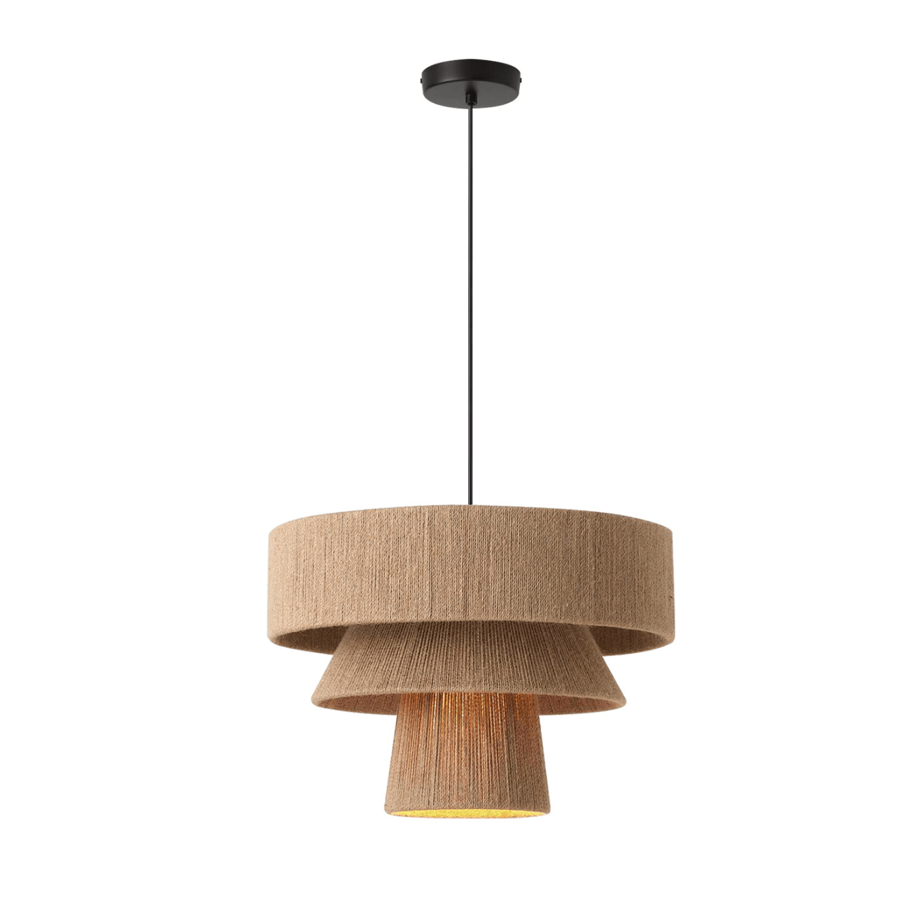 Tavira Tiered Hemp Rope Pendant Light