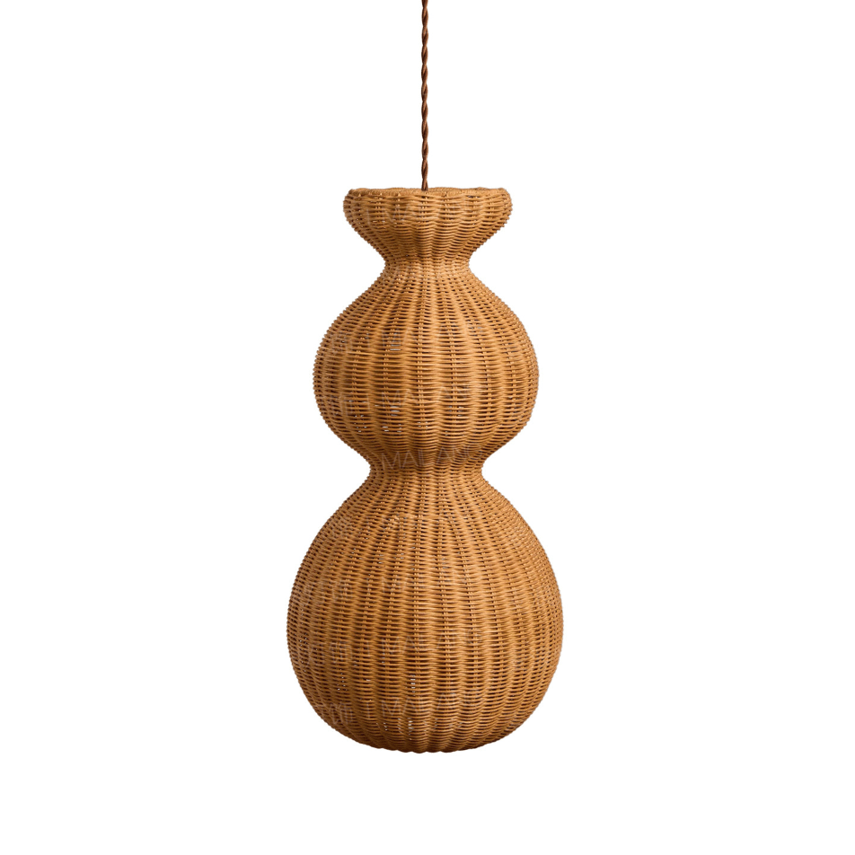 Virelle Gourd Rattan Pendant