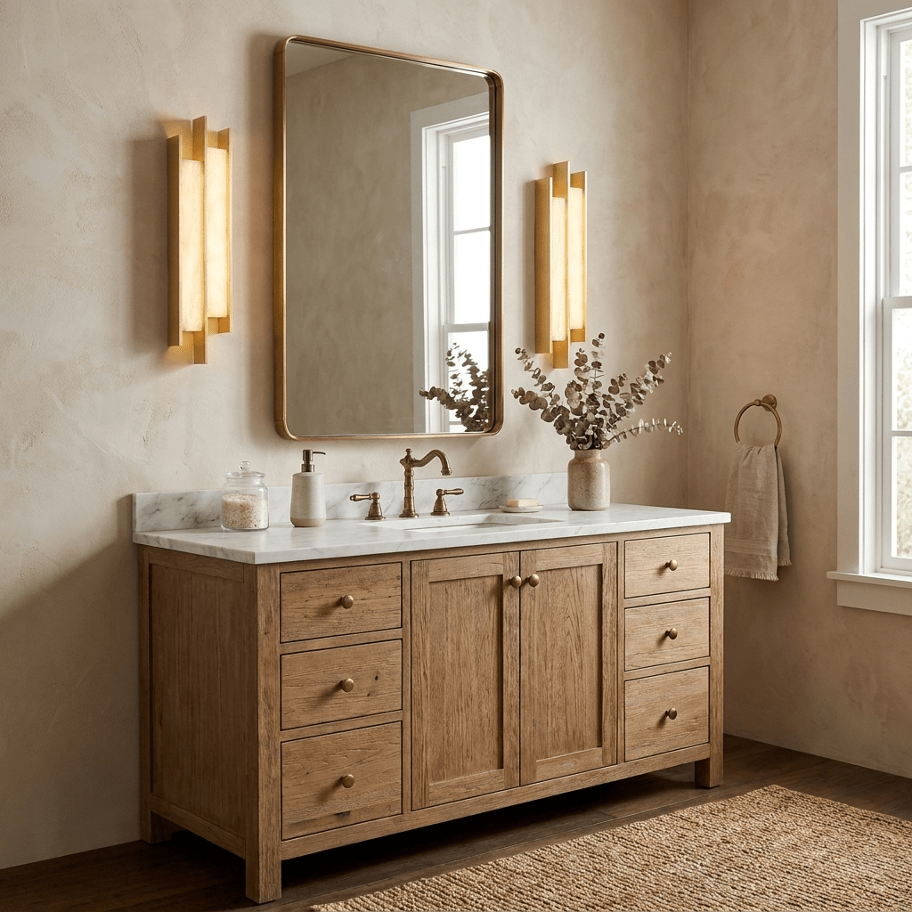 Nivora Alabaster Linear Wall Sconce