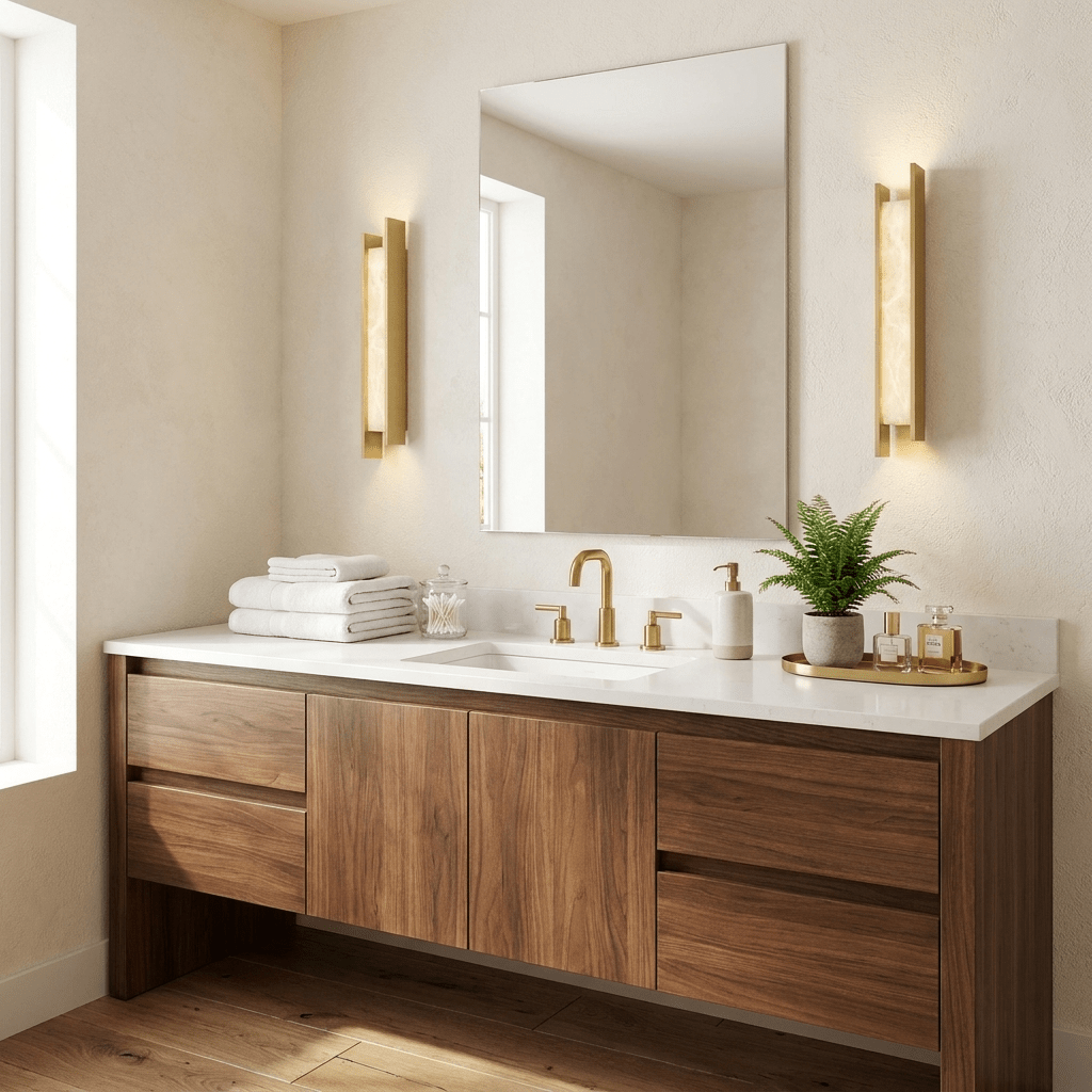 Nivora Alabaster Linear Wall Sconce