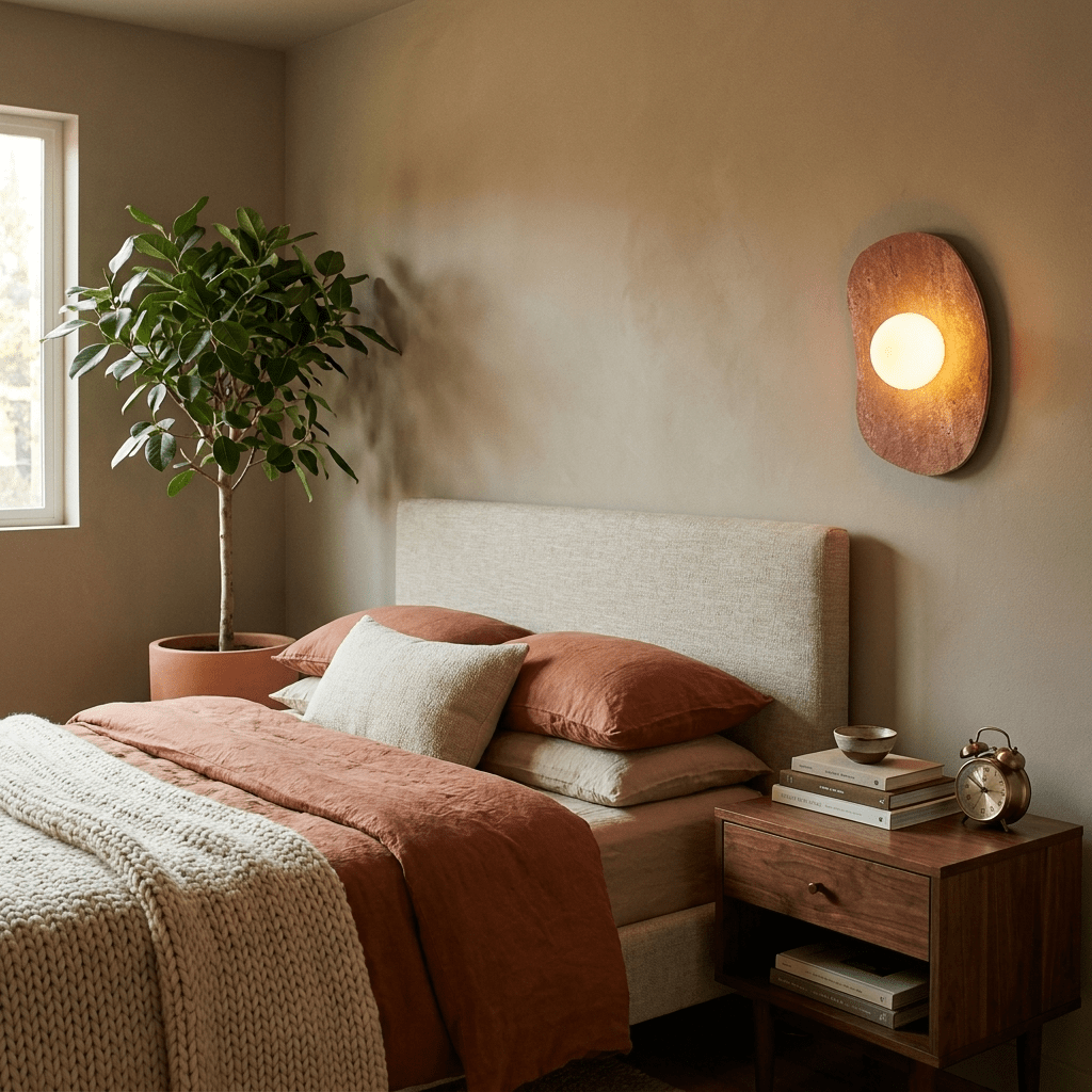 Velora Stone Oval Wall Sconce