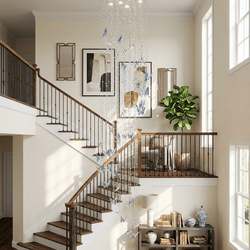 Caelira LED K9 Crystal Spiral Chandelier