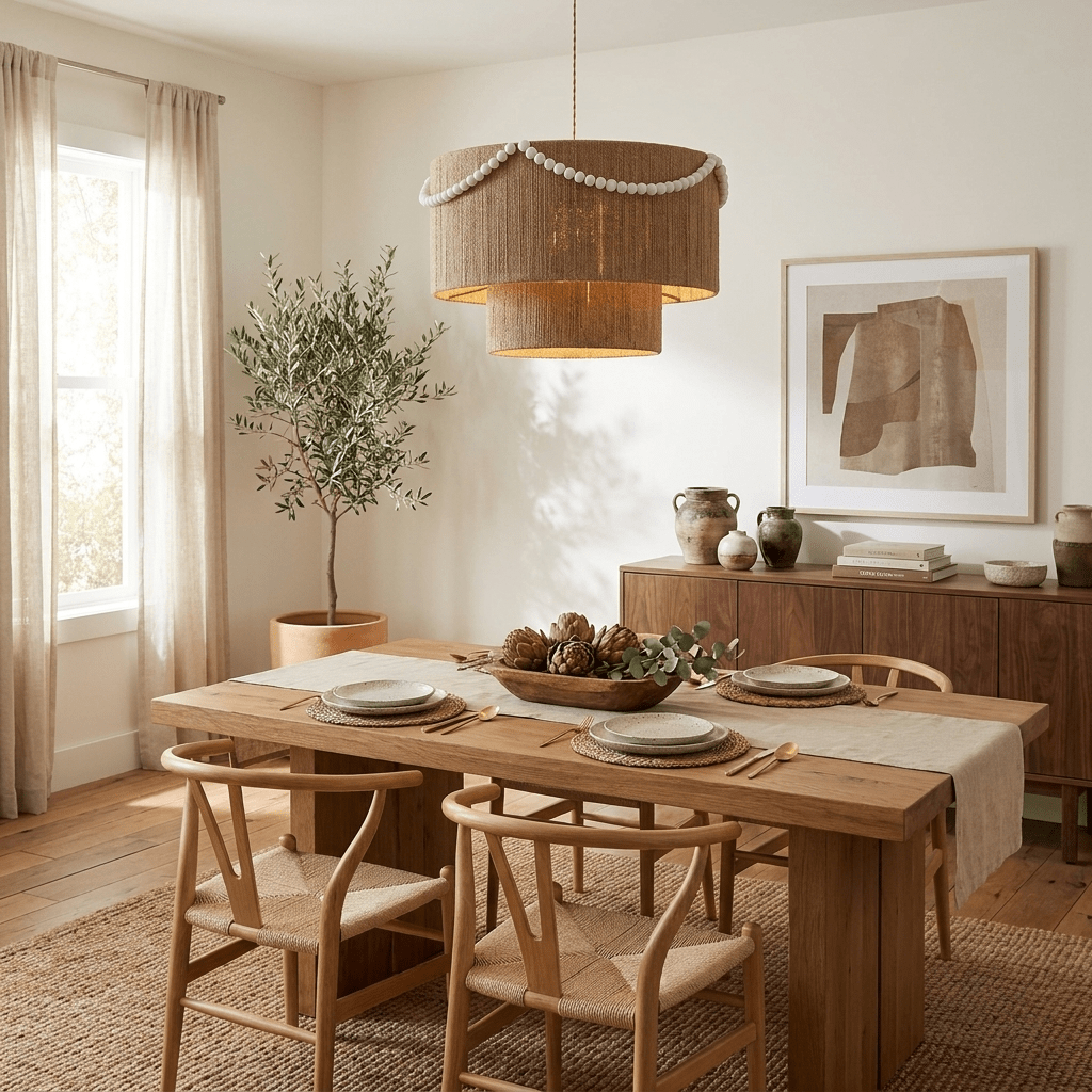 Juniper Tiered Rope Pendant Lamp