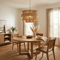 Savanna Tiered Raffia Pendant Lamp