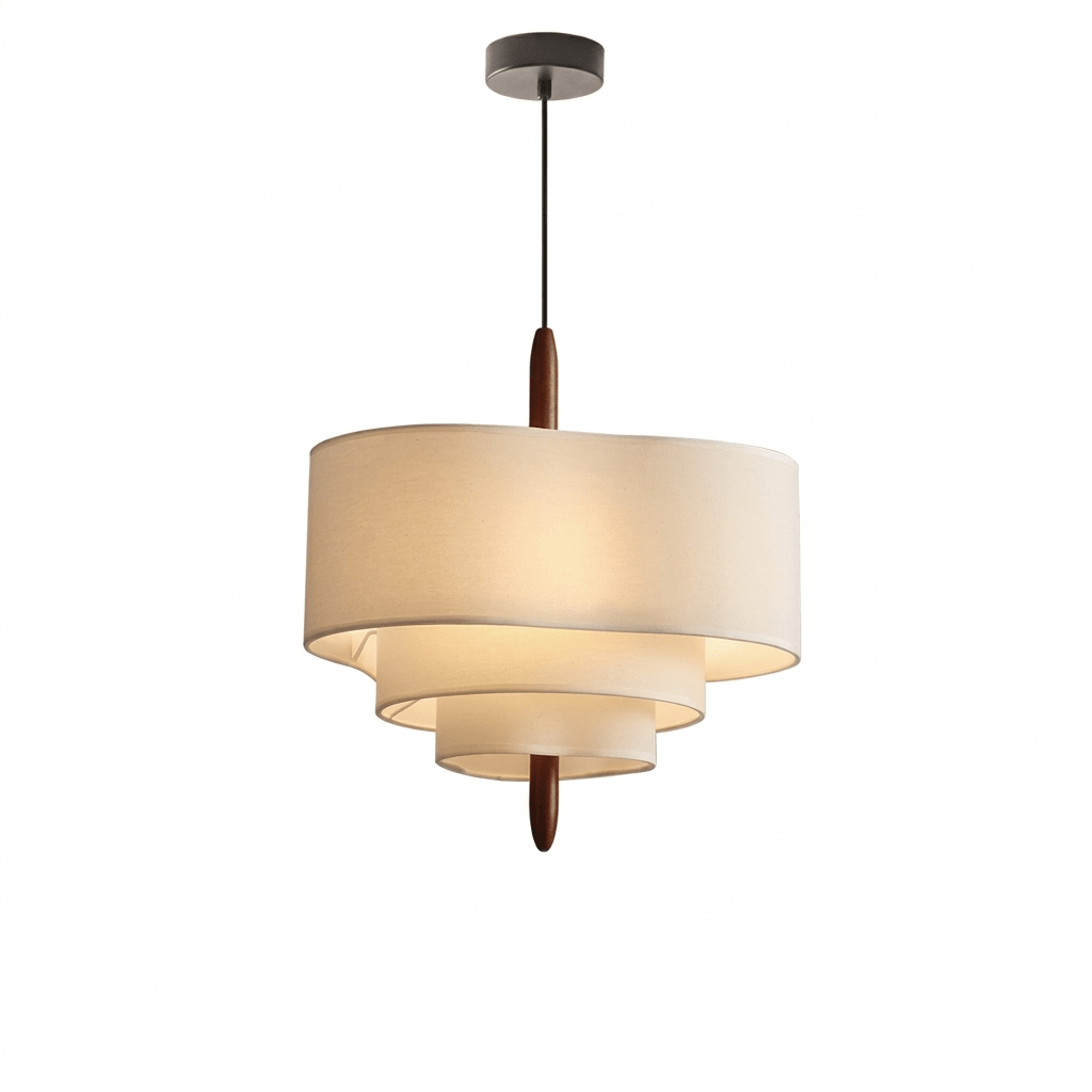 Talia Tiered Fabric Pendant