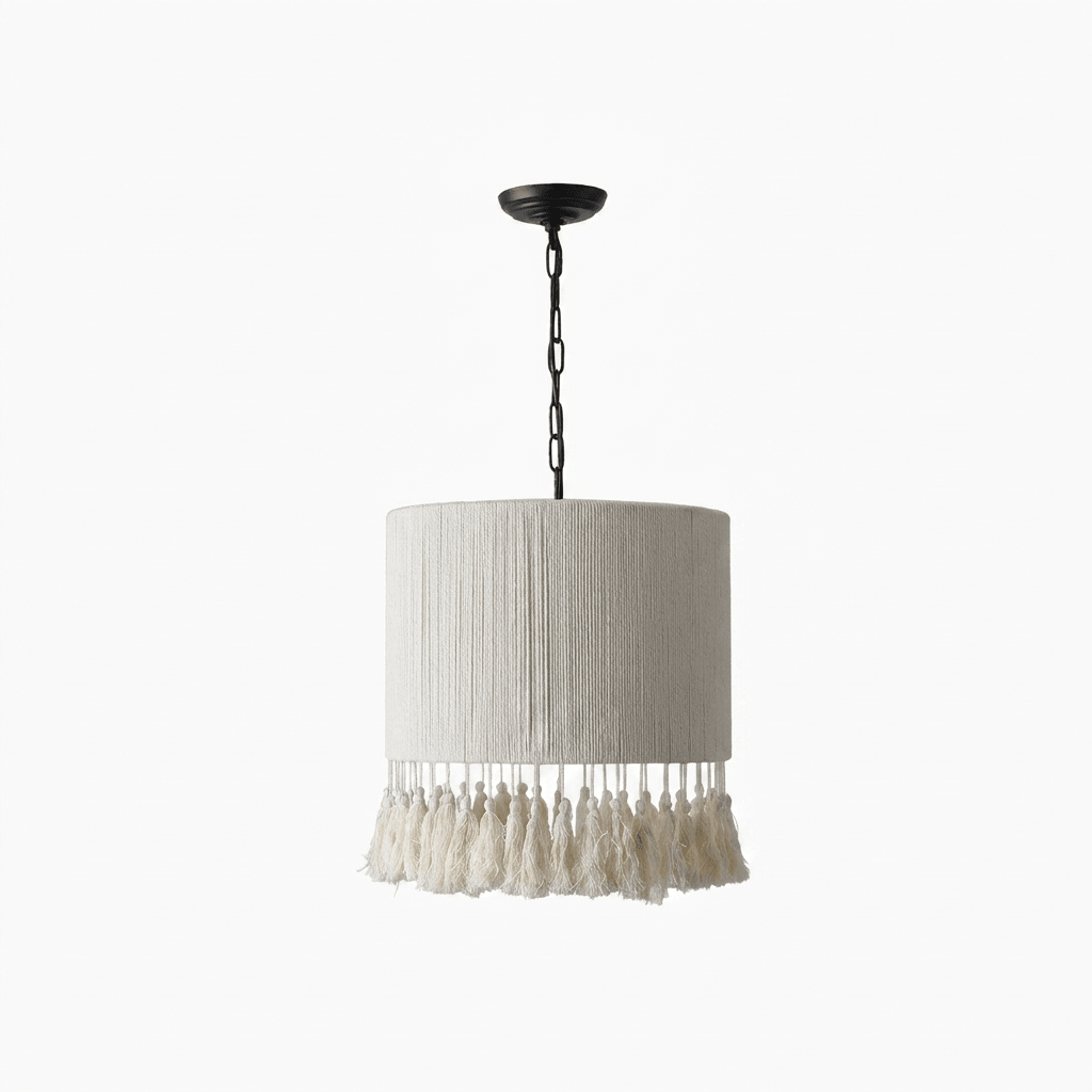 Marlow Tasseled Cotton Pendant