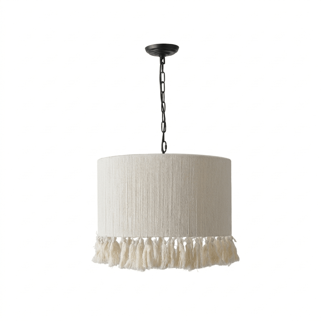 Marlow Tasseled Cotton Pendant