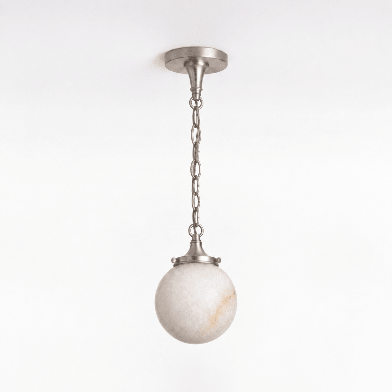 Luna Alabaster Globe Pendant Light
