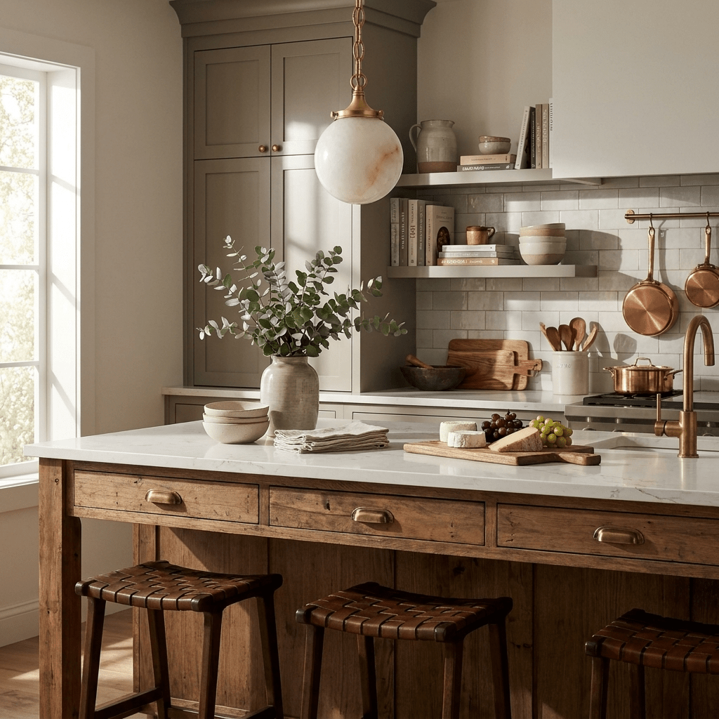 Luna Alabaster Globe Pendant Light