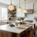 Luna Alabaster Globe Pendant Light