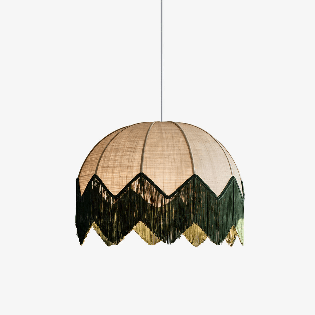 Marsh Raffia Fringe Pendant Lamp
