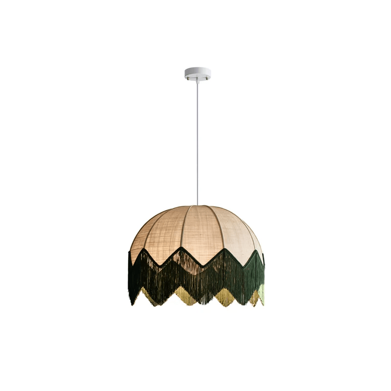 Marsh Raffia Fringe Pendant Lamp