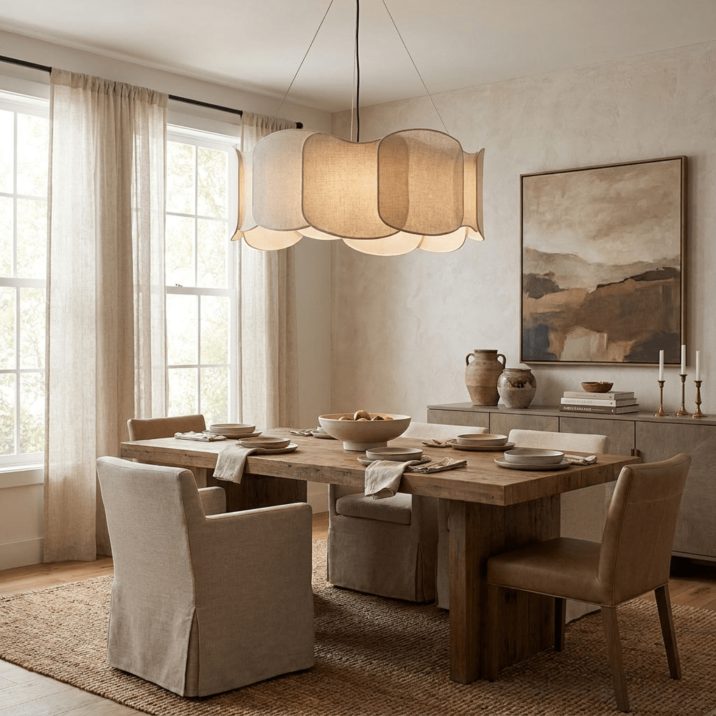 Cumulus Cloud Fabric Pendant Lamp