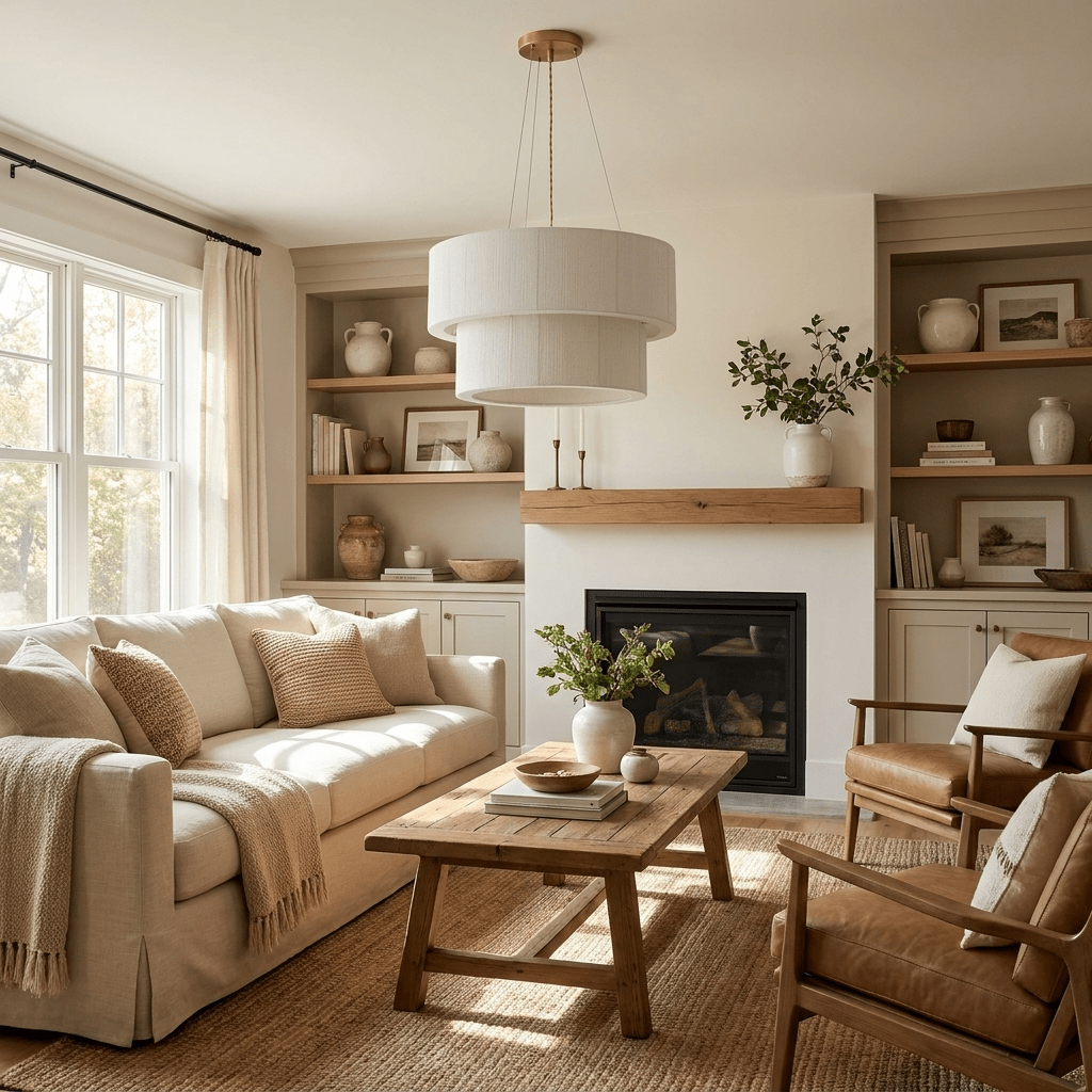 Cirrus Corded Cotton Pendant Lamp