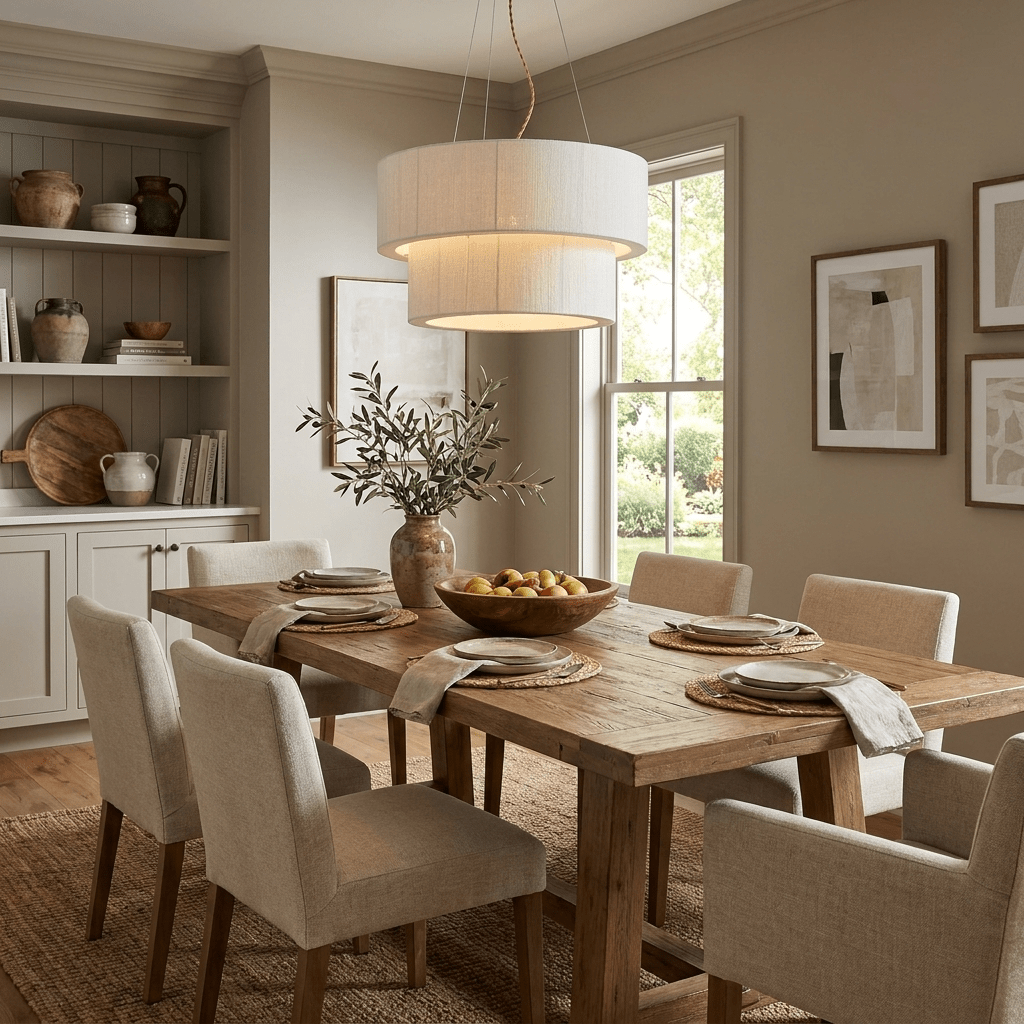 Cirrus Corded Cotton Pendant Lamp