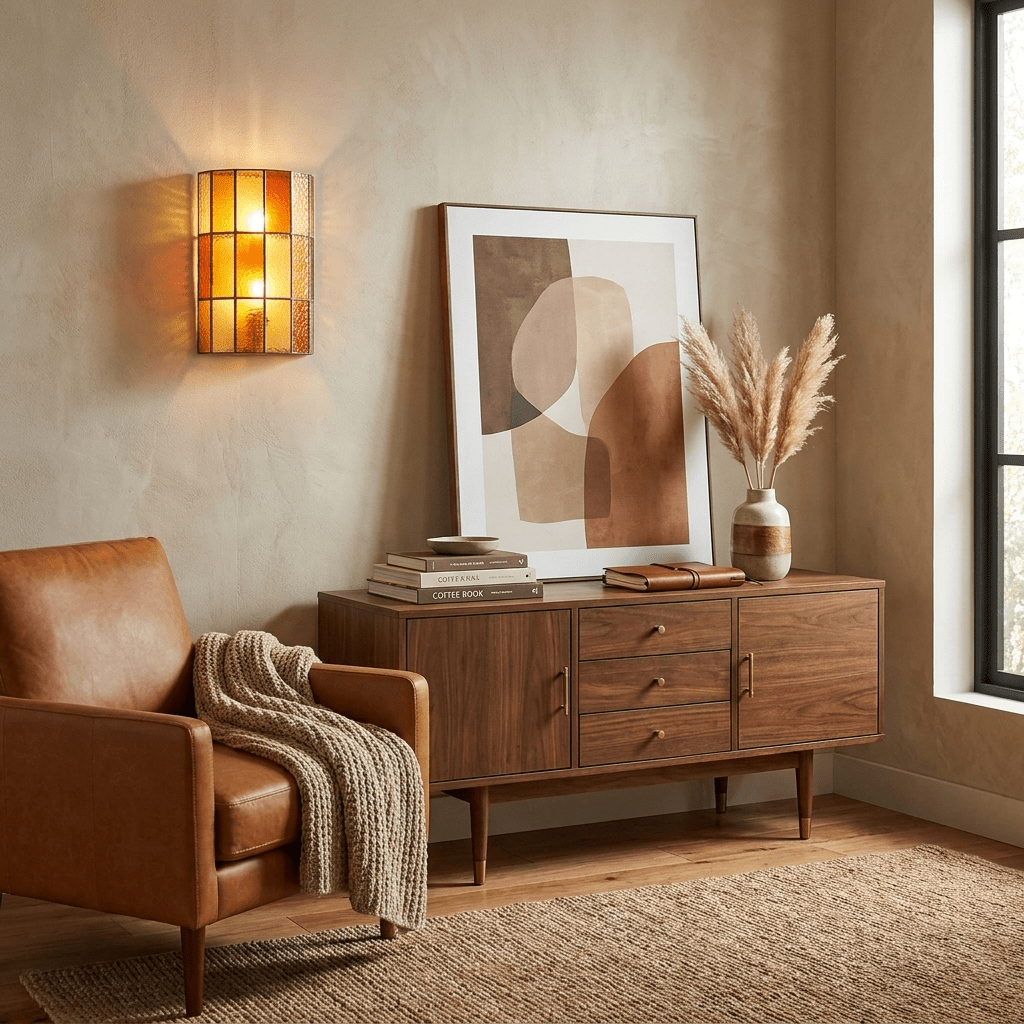 Spectra Faceted Glass Sconce