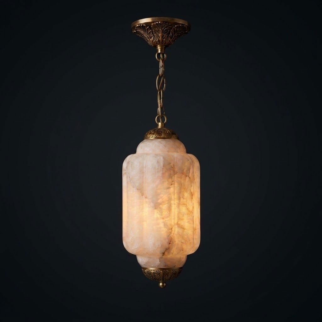 Windsor Alabaster Lantern Pendant Lamp