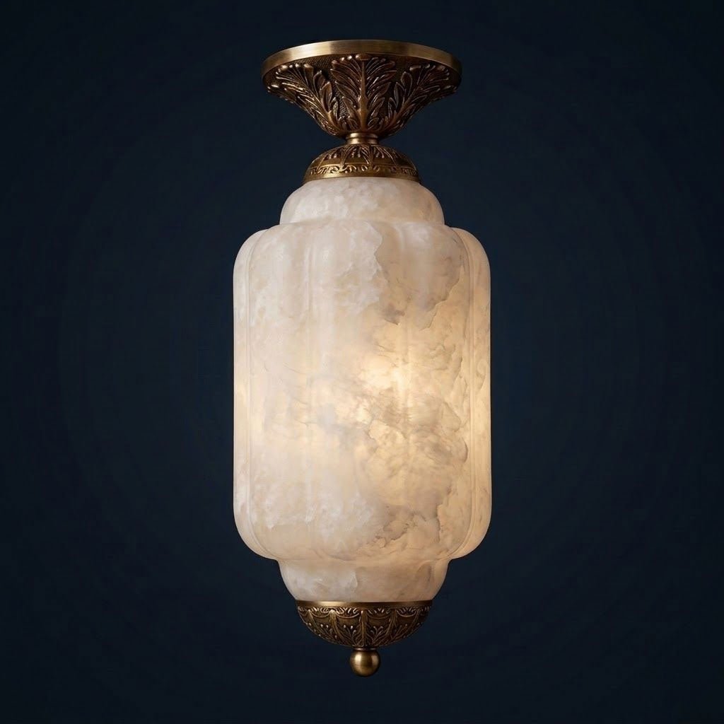 Windsor Alabaster Flush Mount Light