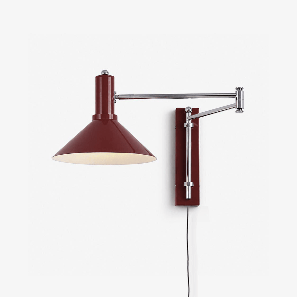 Cone Swing Arm Plug-in Wall Sconce