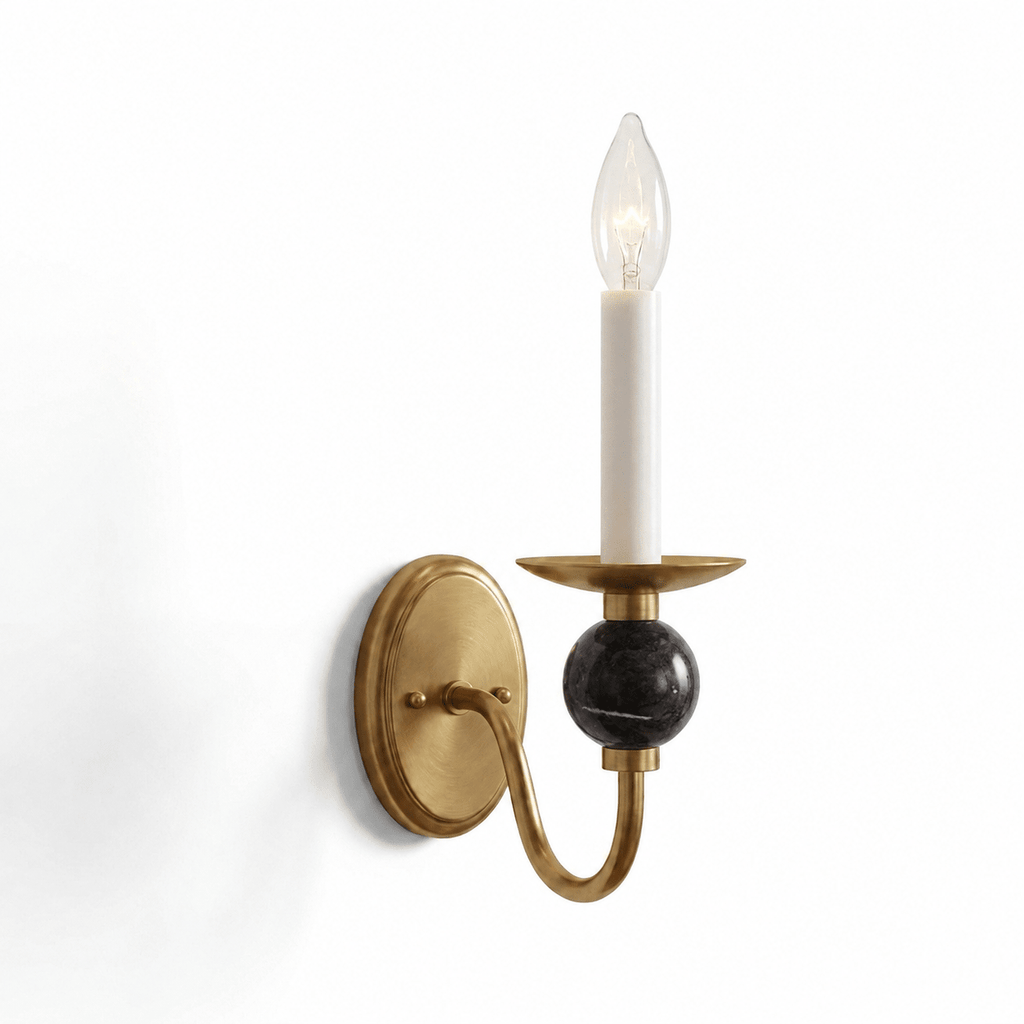Meander Brass Sconce
