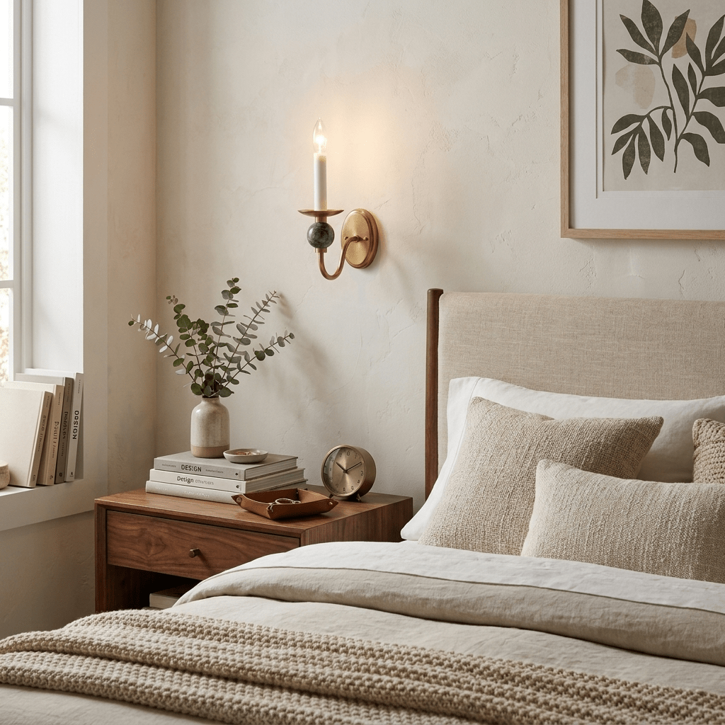 Meander Brass Sconce