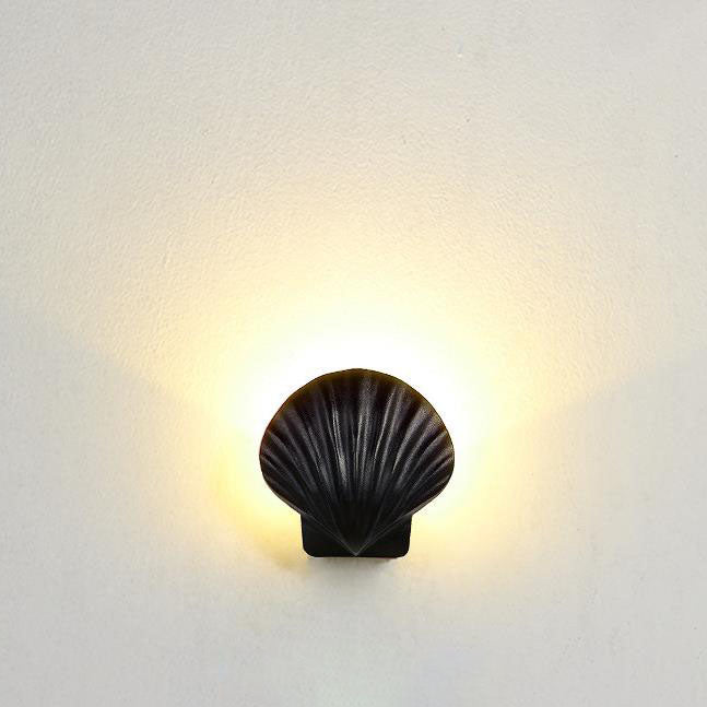 Cowrie Shell Outdoor Wall Sconce