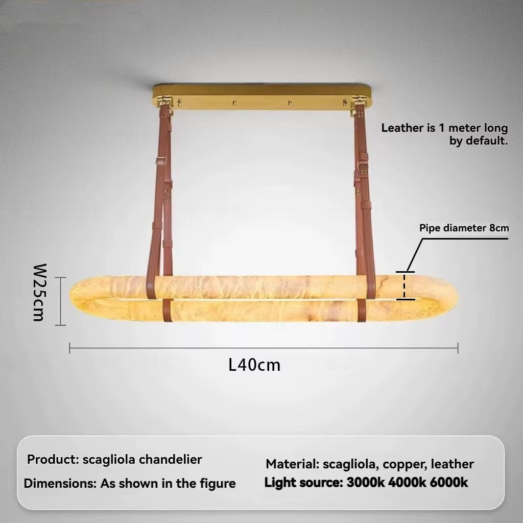 Modern Faux Alabaster Pendant Light Designer Multi Shape Chandelier for Villa Living Room Dining Room Showroom Home Decor