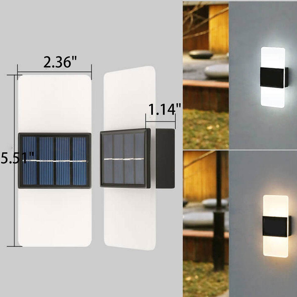 Hollis Solar Fence Accent Light