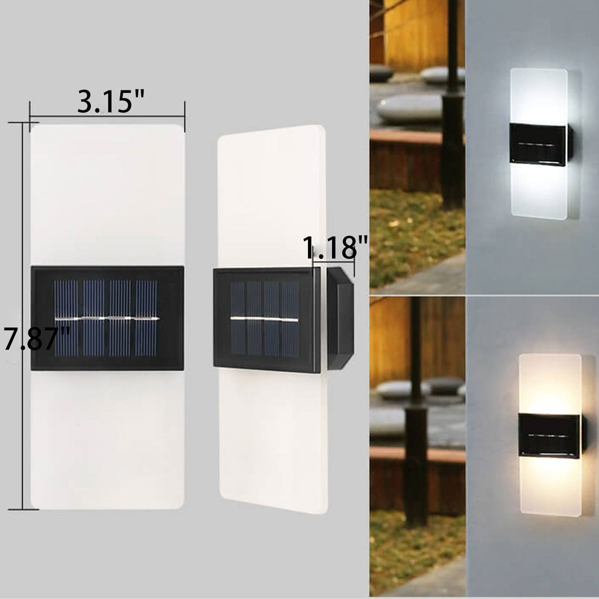 Hollis Solar Fence Accent Light