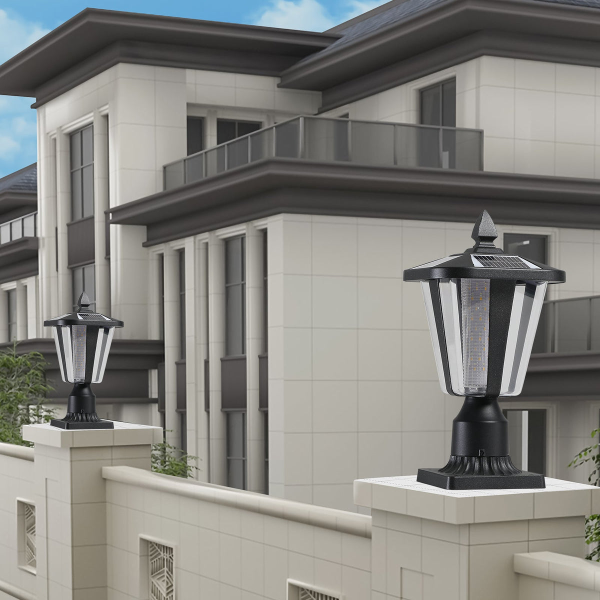 Craftsman Solar Post Cap Pillar Lamp