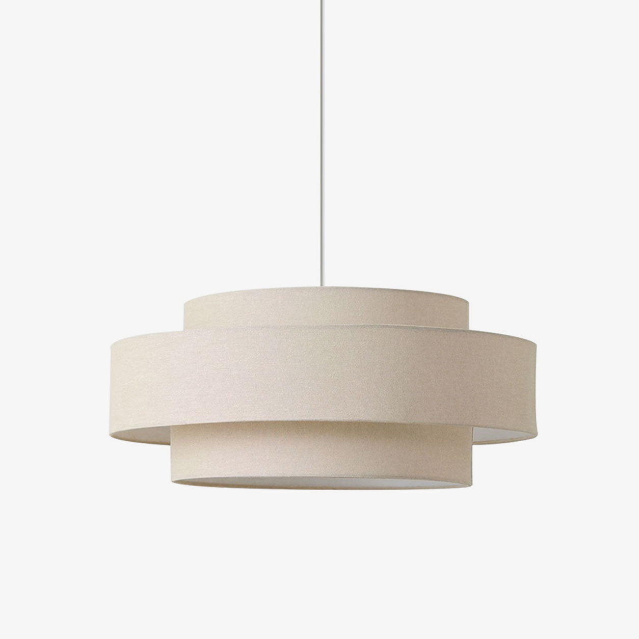 Mesa Tiered Linen Pendant Lamp